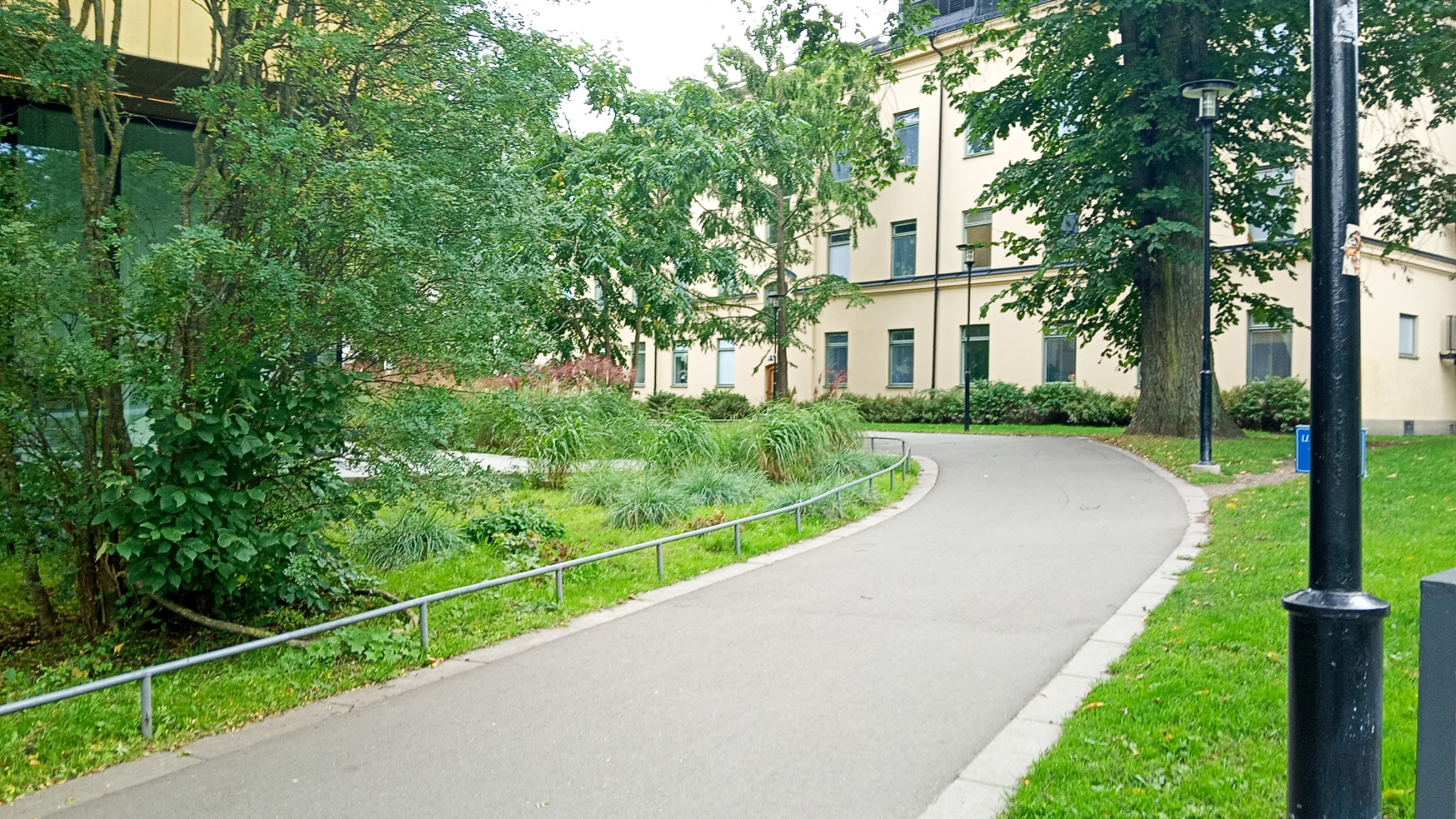 Nära Vasaparken, gångväg